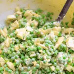 grandma's pea salad recipe pin