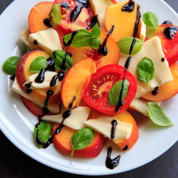 Peach Caprese Salad-image