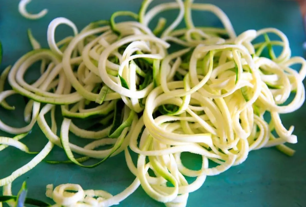 Spiralized Zucchini Noodles