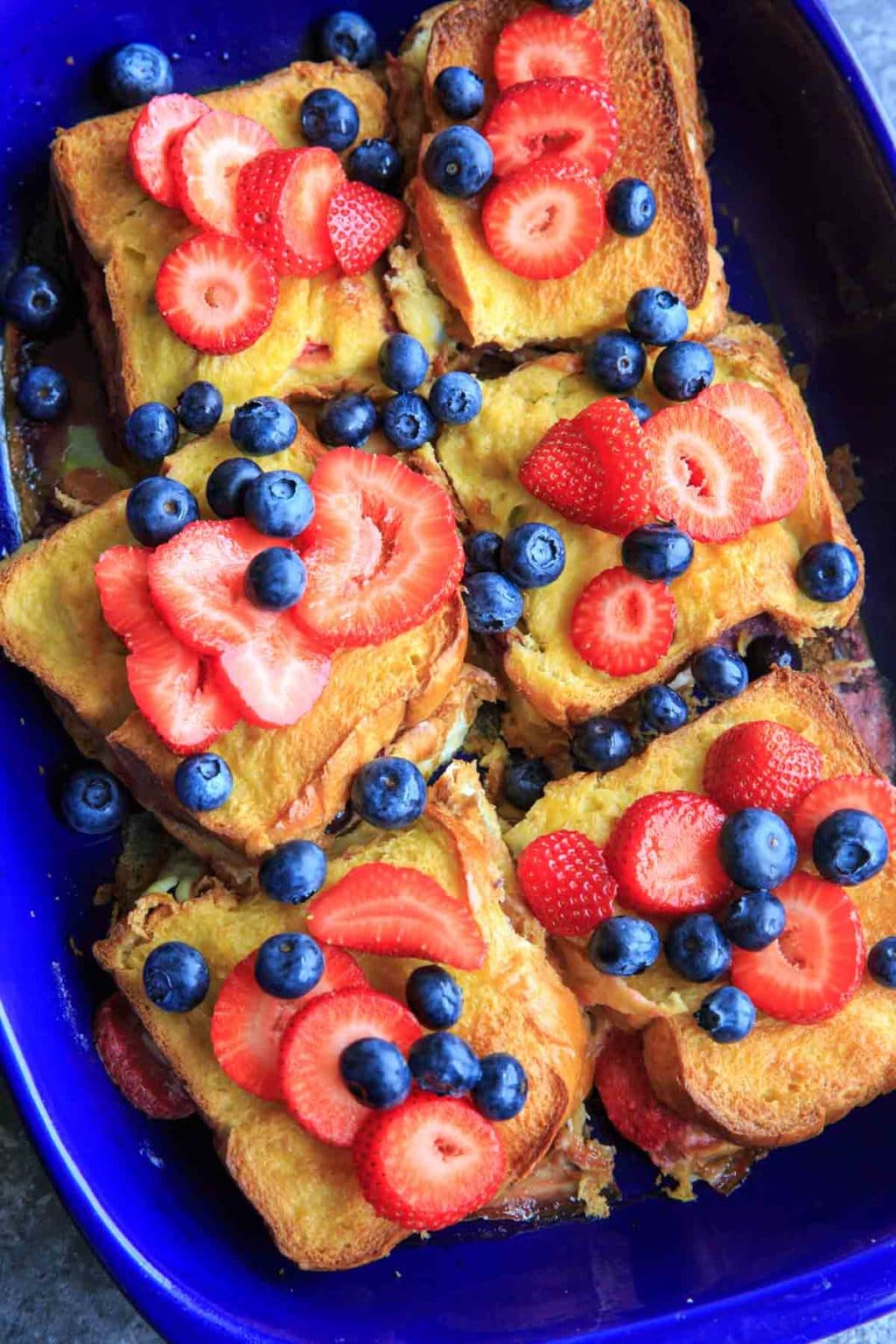 stuffed french toast with berries