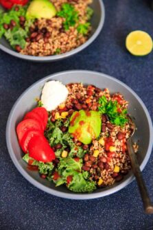 Kale and Quinoa Buddha Bowl - Trial and Eater