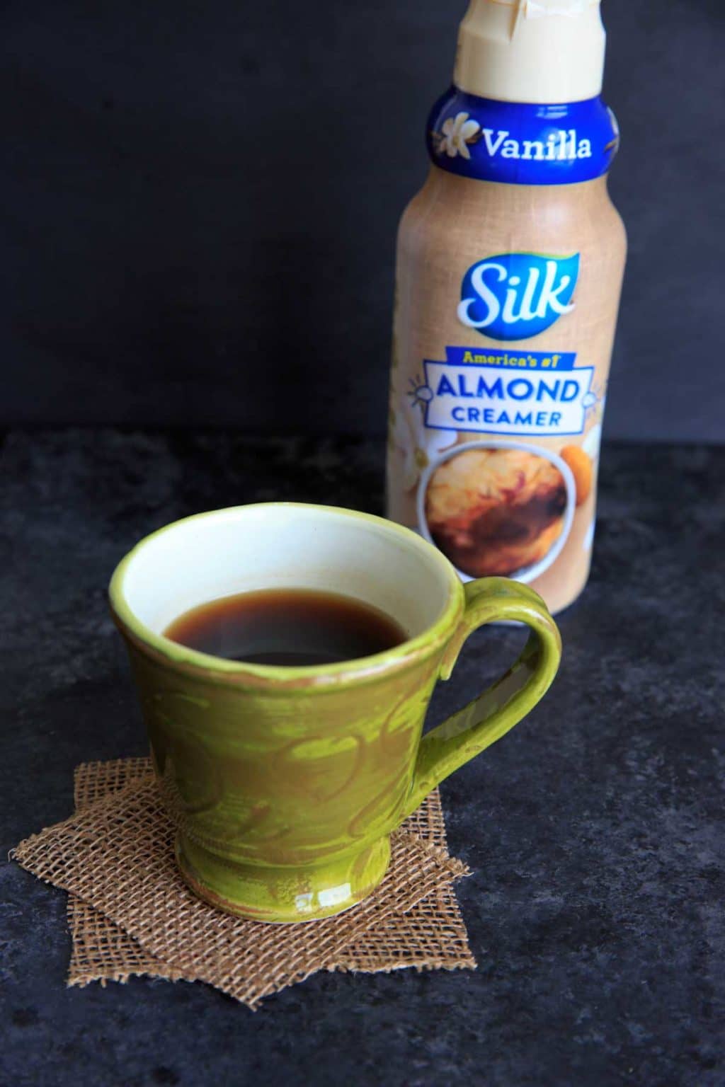 Cacao Coffee with Silk Almond Milk Creamer