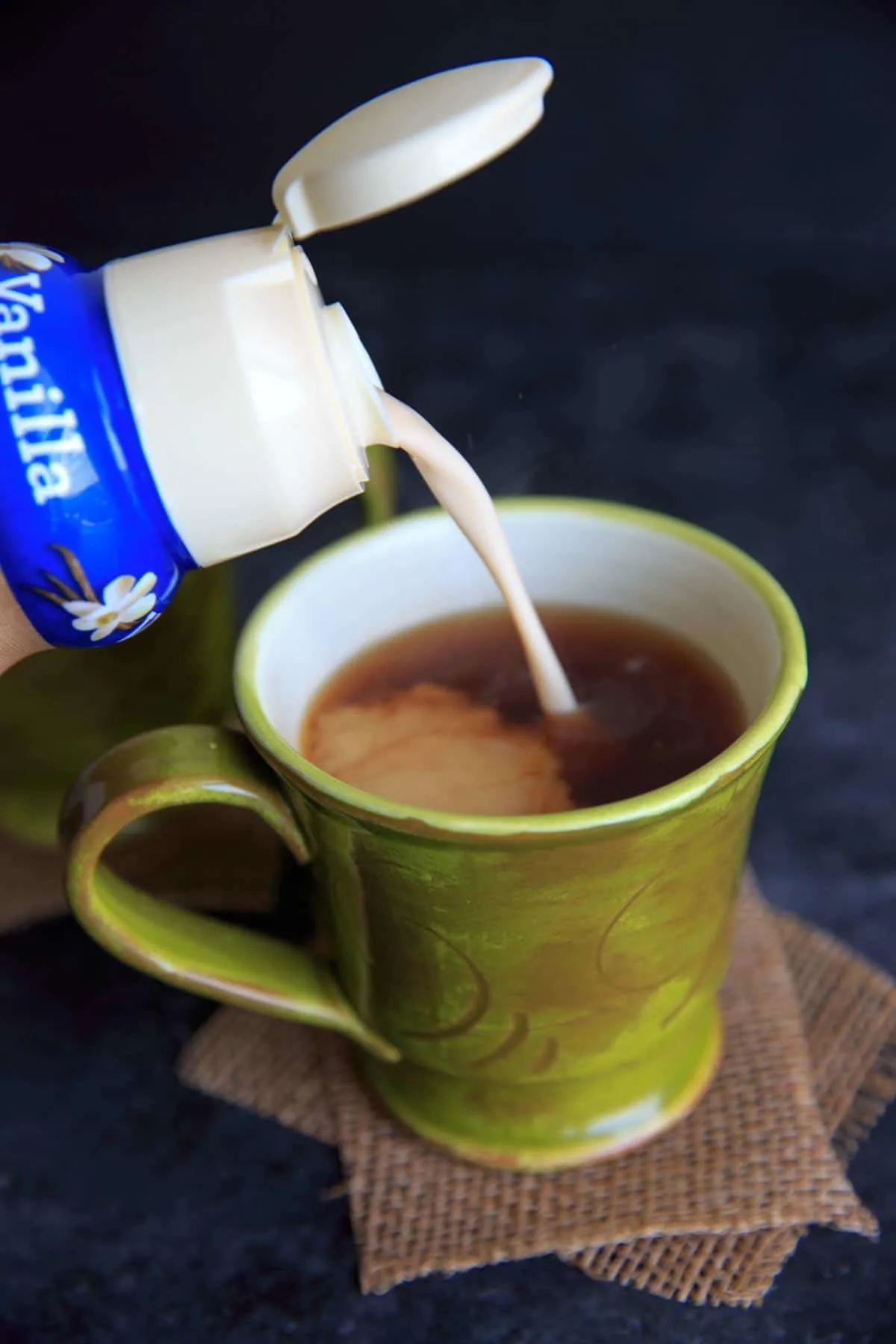 Cacao Coffee with Silk Almond Milk Creamer