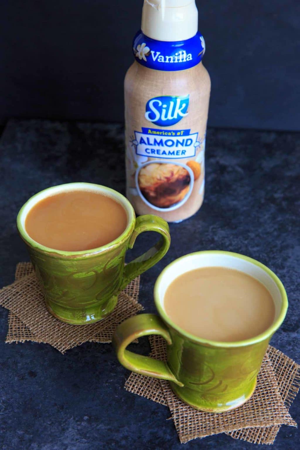 Cacao Coffee with Silk Almond Milk Creamer