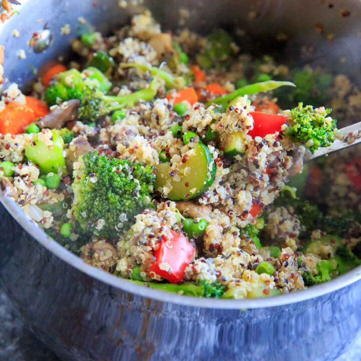 Veggie Loaded Quinoa Fried Rice-image
