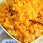 Butternut Squash Macaroni and Cheese is the perfect healthier comfort food. Squash in the cheddar sauce is a great way to sneak in some more veggies.