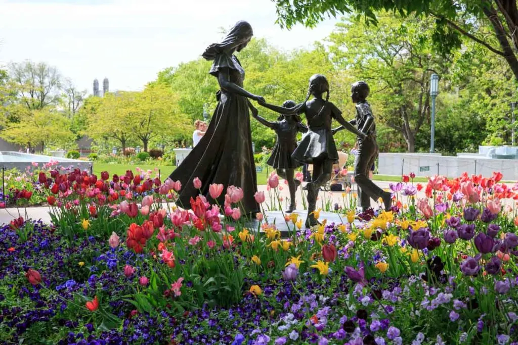 salt lake city temple square garden