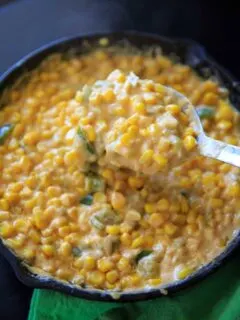 Creamy Spicy Hot Corn Dip makes a great appetizer for parties or game day. Addicting and delicious!