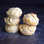 One bowl Vegan Herb Drop Biscuits. Perfect with soup, easy to throw together.