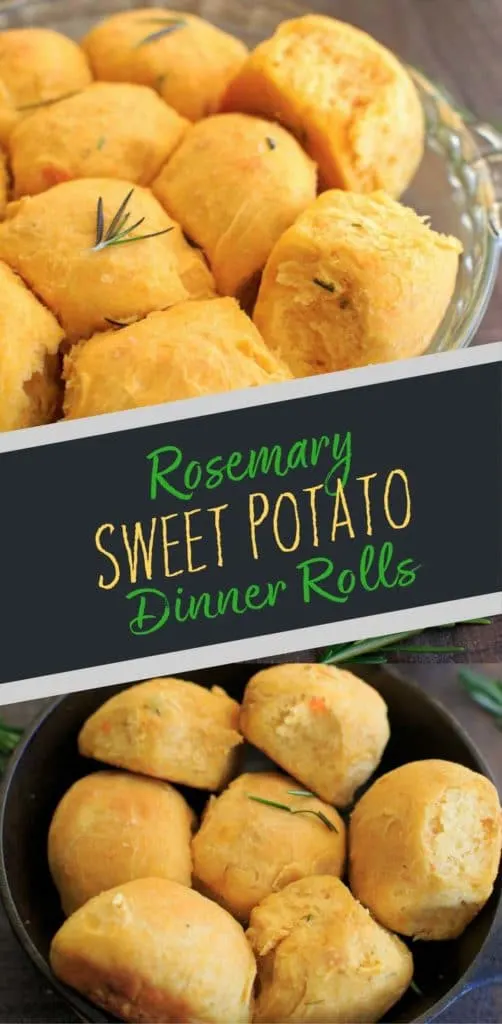 Rosemary Sweet Potato Dinner Rolls pin