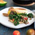 Ultimate Vegan Breakfast Sandwich on an English muffin - from the Vegan Weight Loss Manifesto