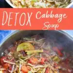 Whenever you need a break from over-indulging or simply want some lighter, healthier, veggie-packed meals, this detox cabbage soup is a great recipe to make. Customizable with non-starchy vegetables, herbs and spices, this soup will fill you up with nutrients! Vegan, gluten-free.