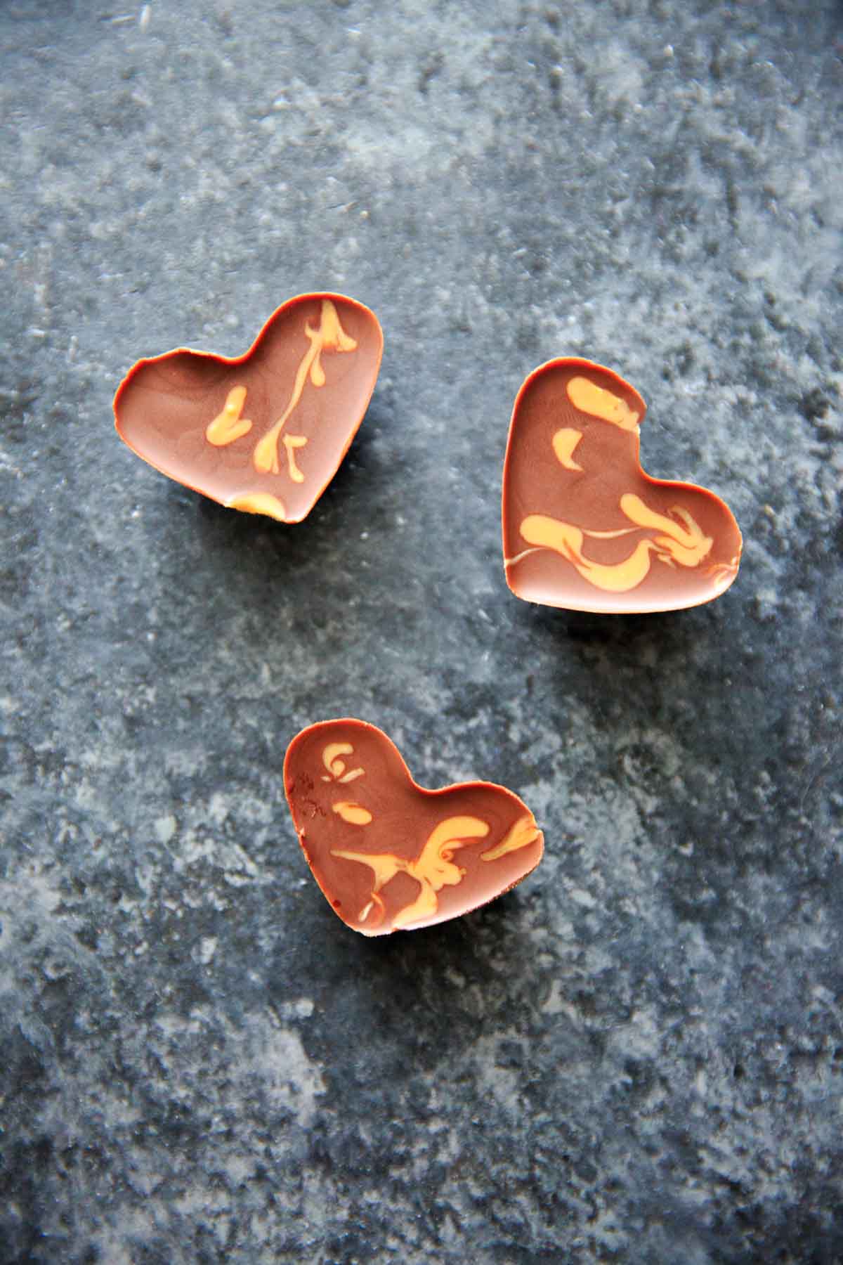 Chocolate Pomegranate Candy Recipe - chocolate peanut butter heart shaped bites