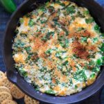 Jalapeno Popper Dip. With only a handful of ingredients you get a delicious hot cream cheese appetizer ready for parties!