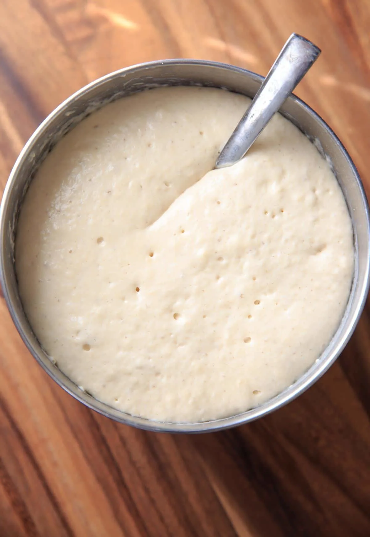 Homemade Kaiser Rolls Recipe - prepping the yeast