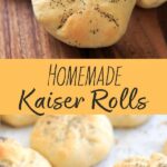 Make your own homemade Kaiser Rolls! A crusty roll perfect for overstuffed sandwiches or dipping into soup or butter. Includes multiple ways to shape the rolls to achieve the star/crown design.