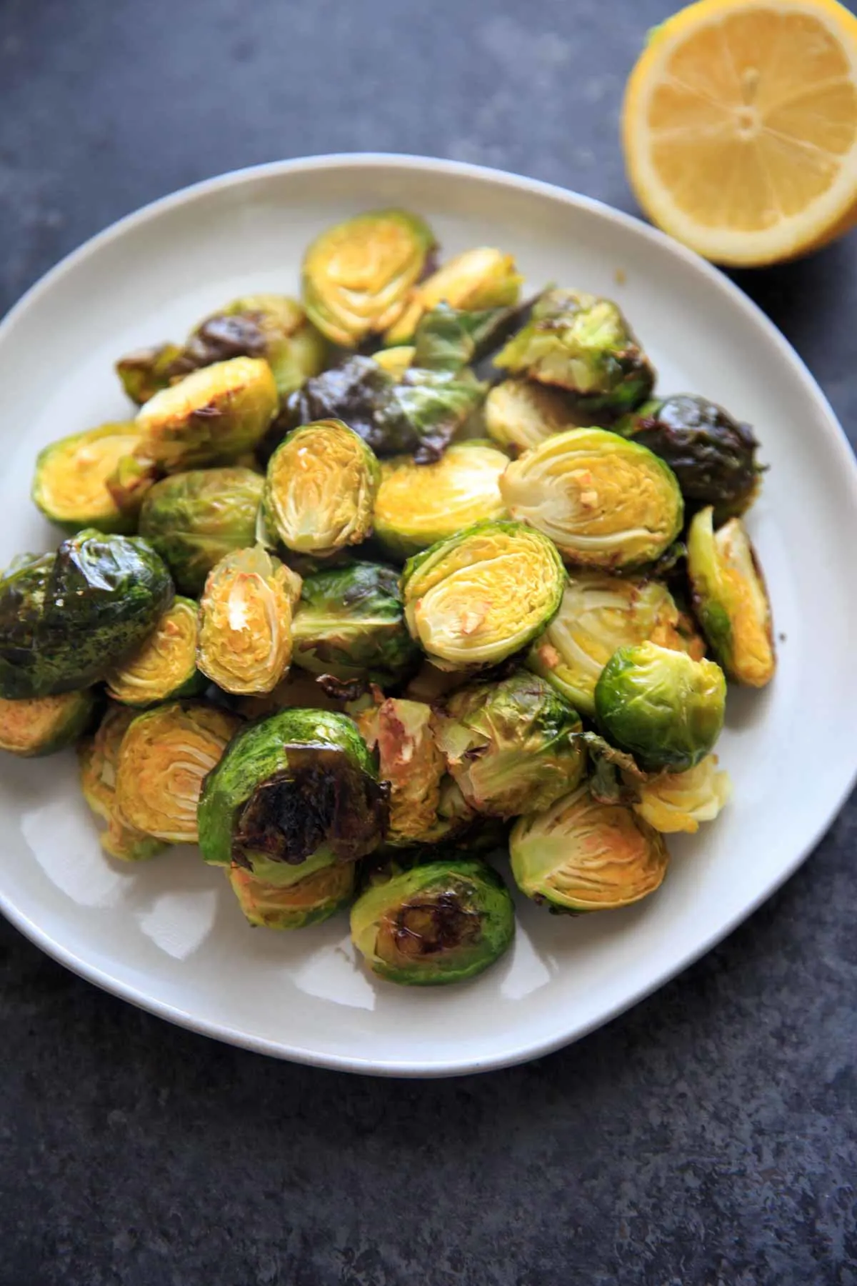 Lemony Brussels Sprouts are a wonderfully citrusy vegetable side dish.