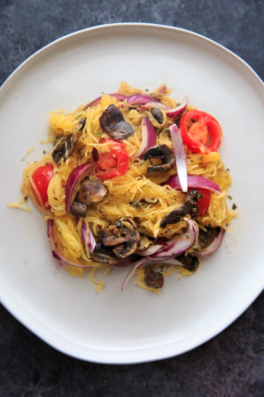 Spaghetti Squash with Mushrooms - Trial and Eater
