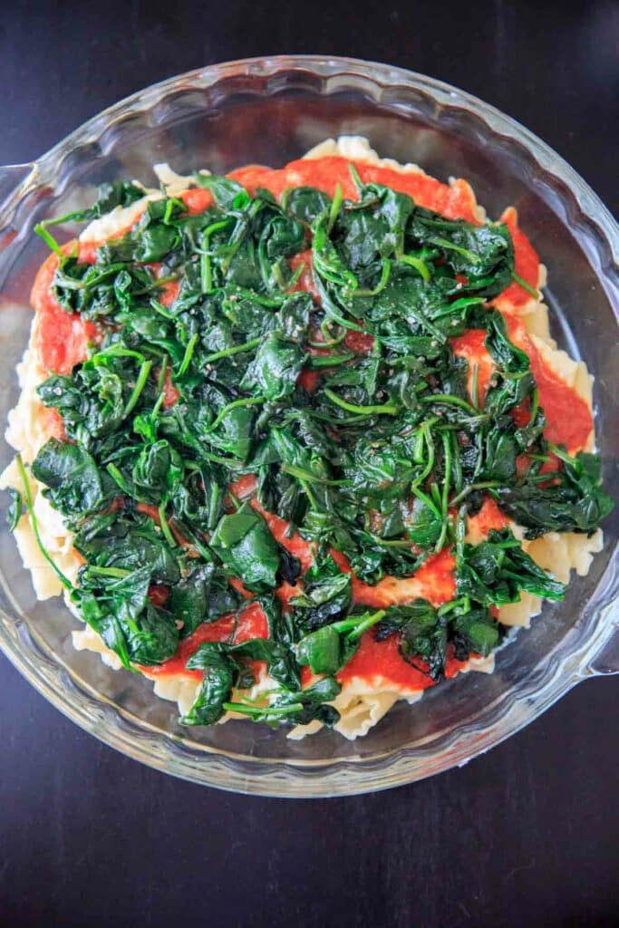 Spinach Baked Ziti Recipe (Vegetarian)