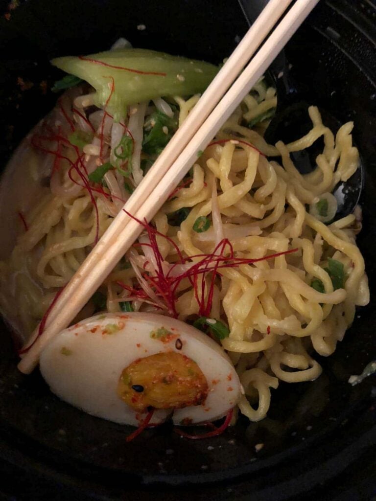 Ramen Hood Spicy with Vegan Egg