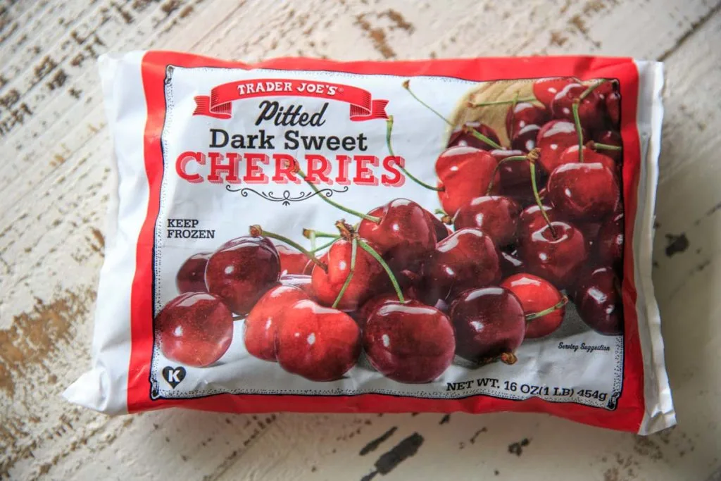 1 lb. bag of pitted dark sweet cherries