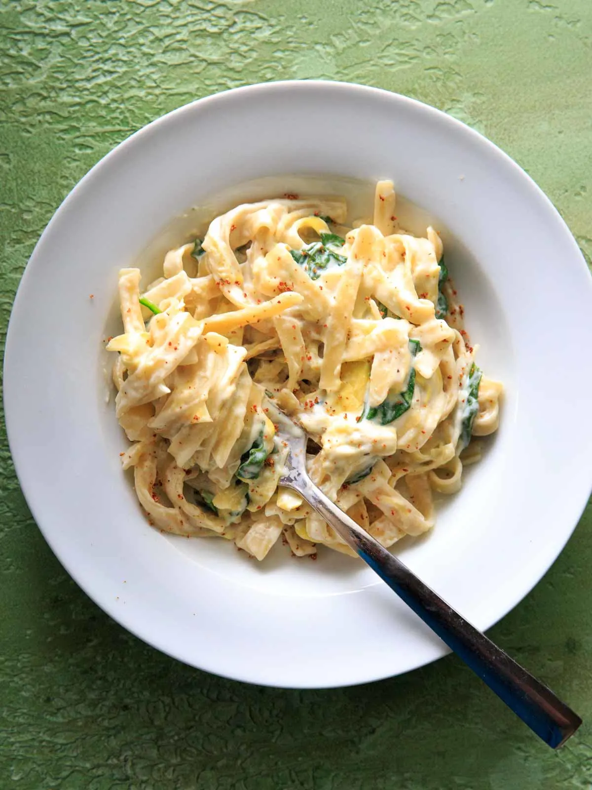 Spinach Artichoke Pasta - a one pot meal that is your favorite dip in dinner form!