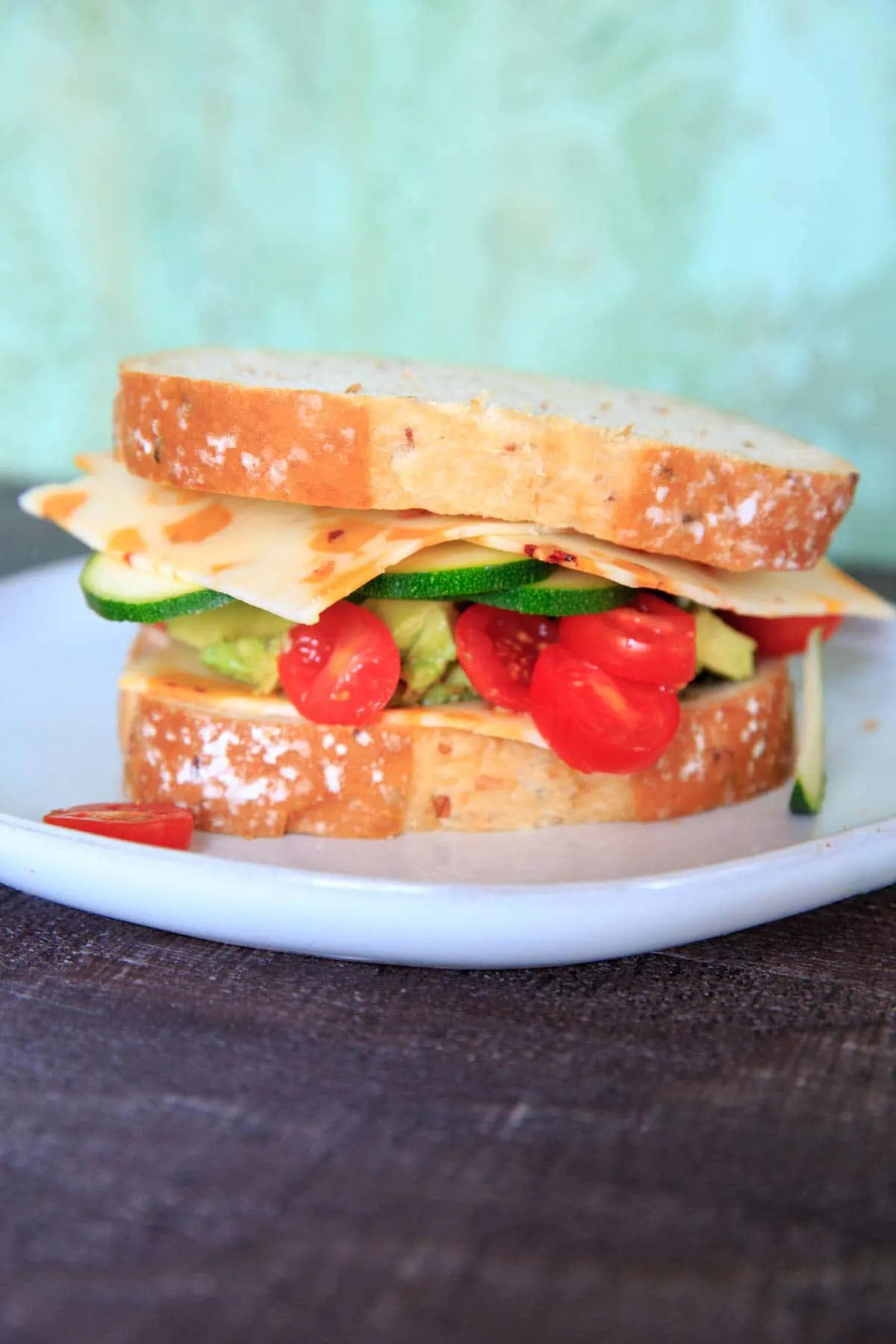 Sargento Cheese Slices Zucchini Sandwich