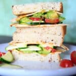 Sargento Cheese Slices Zucchini Sandwich