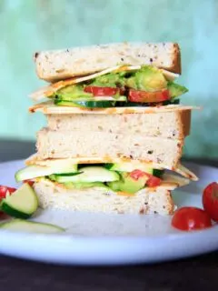 Sargento Cheese Slices Zucchini Sandwich