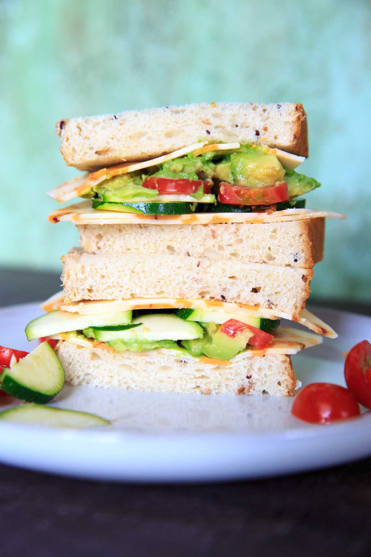 Sargento Cheese Slices Zucchini Sandwich