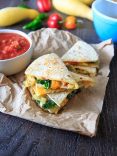 Farmers Market Vegetable Quesadillas