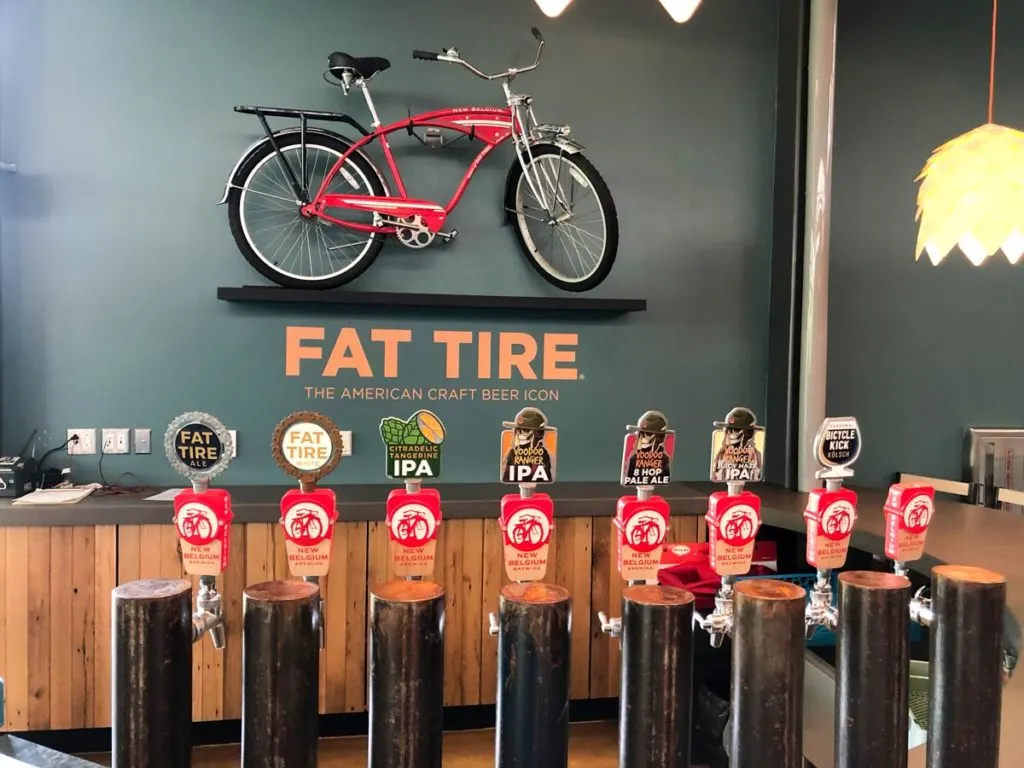 New Belgium Brewery tour - fat tire