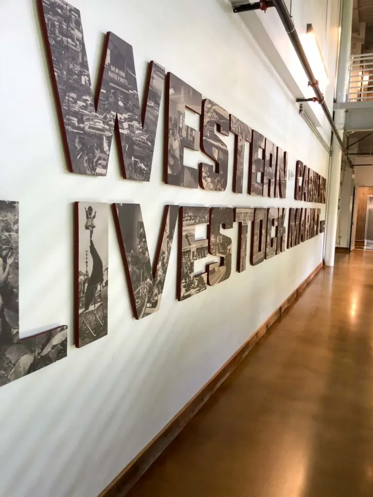 New Belgium Brewery tour - western carolina sign