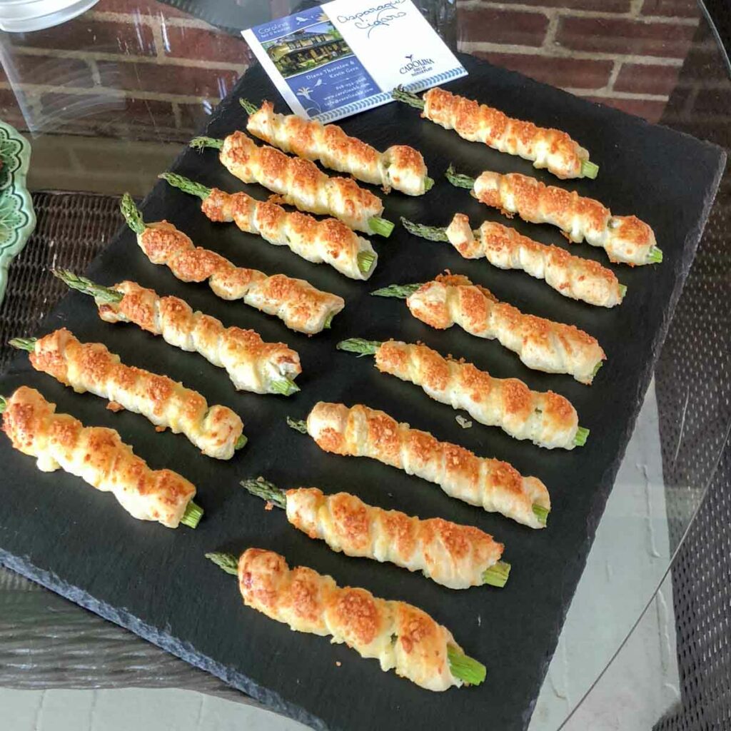 Asparagus Puff Pastry Cigars Trial and Eater