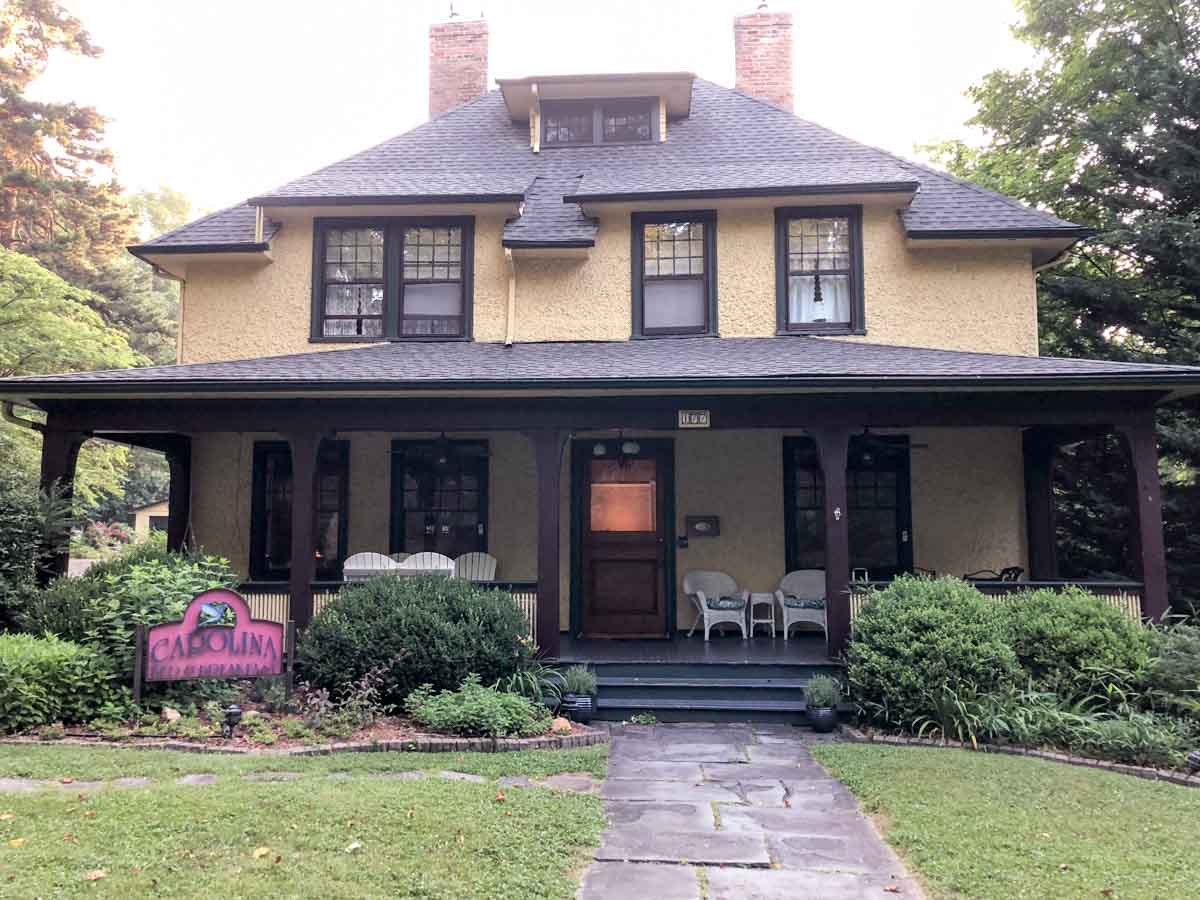 Carolina Bed and Breakfast in Asheville, NC exterior