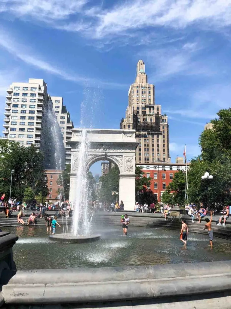 Washington Square Park Fountain