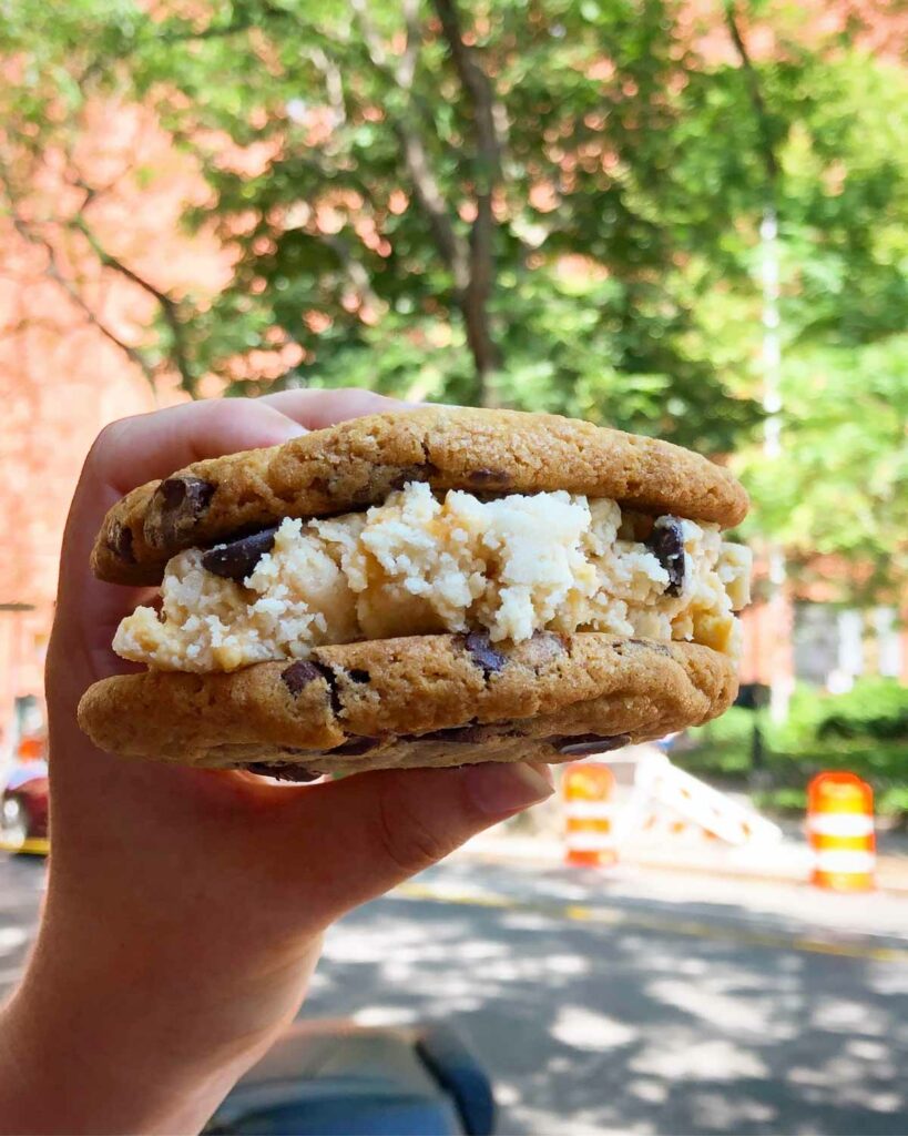 New York City DO cookie sandwich