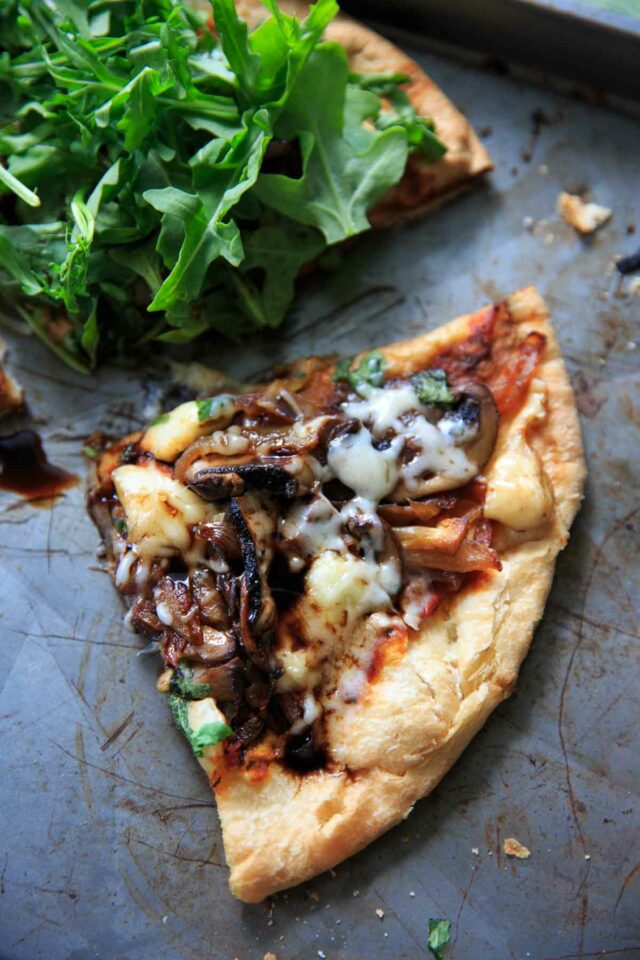 Arugula, Brie, and Caramelized Onion Pizza Trial and Eater