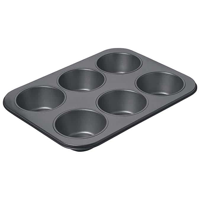 Chicago Metallic Professional 6-Cup Non-Stick Muffin Pan, 14-Inch-by-10.25-Inch