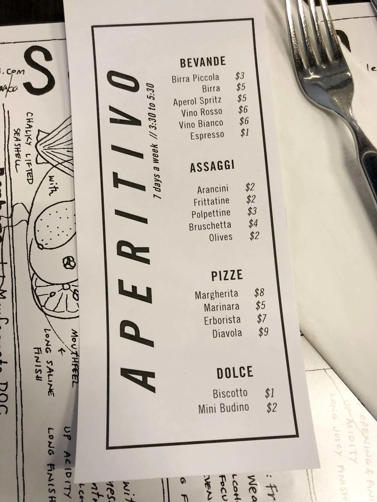 pizzeria locale happy hour menu