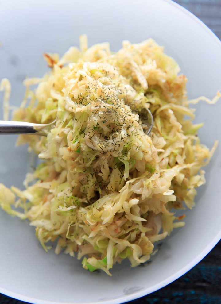 garlic Sauteed Cabbage Recipe
