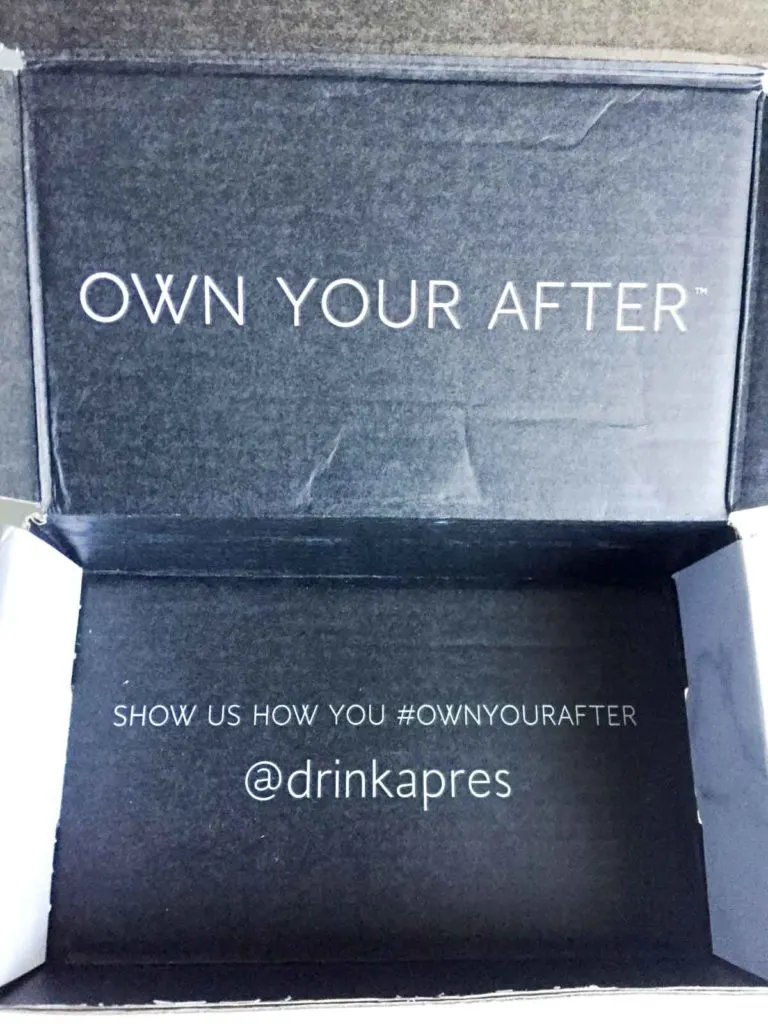 Après Own Your After shipment box