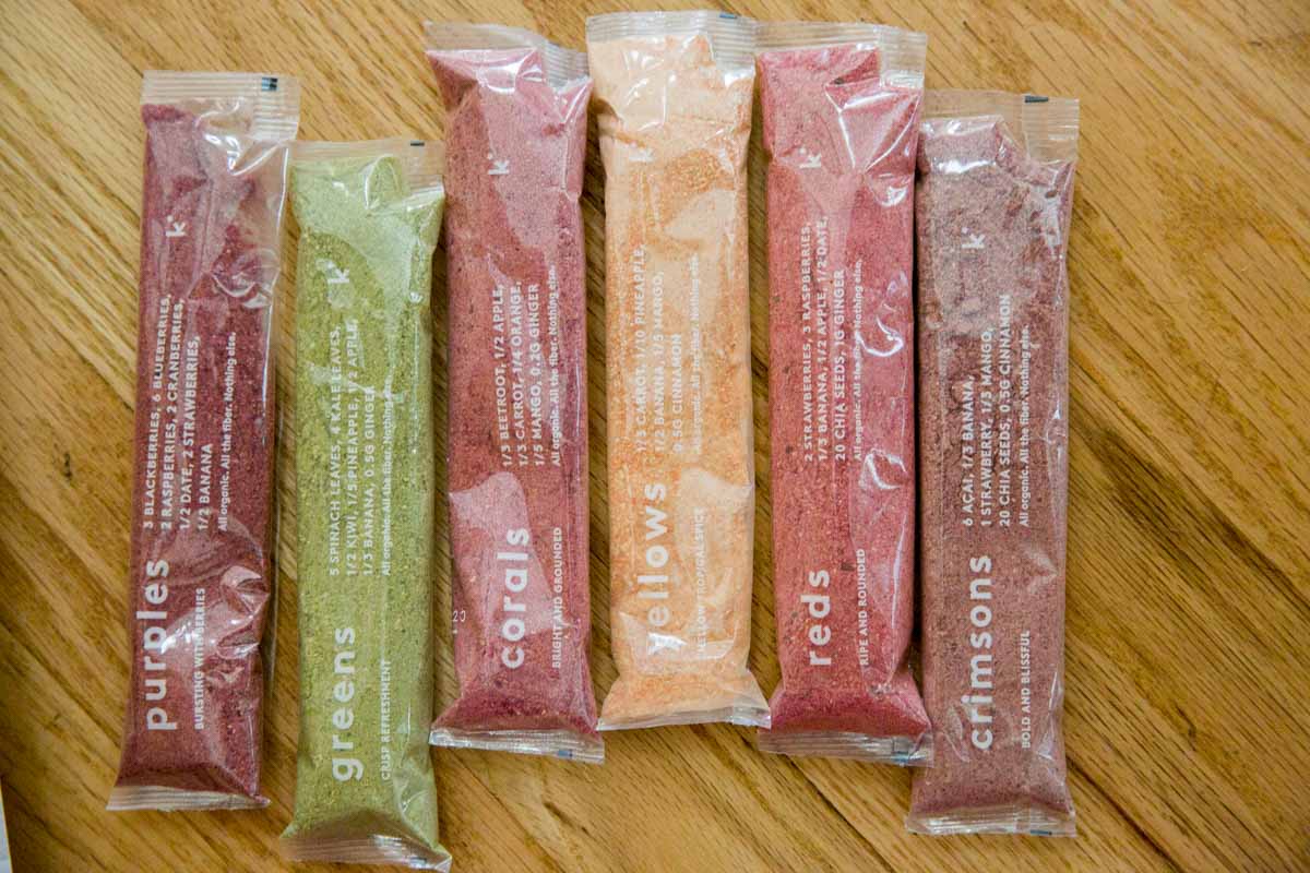Kencko packets - 6 flavors horizontal