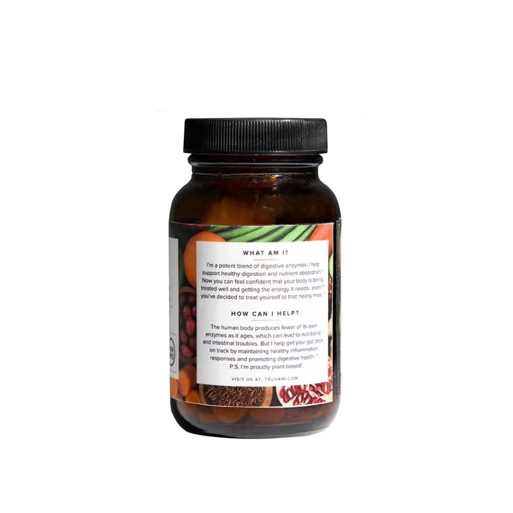 Truvani easy enzymes bottle description