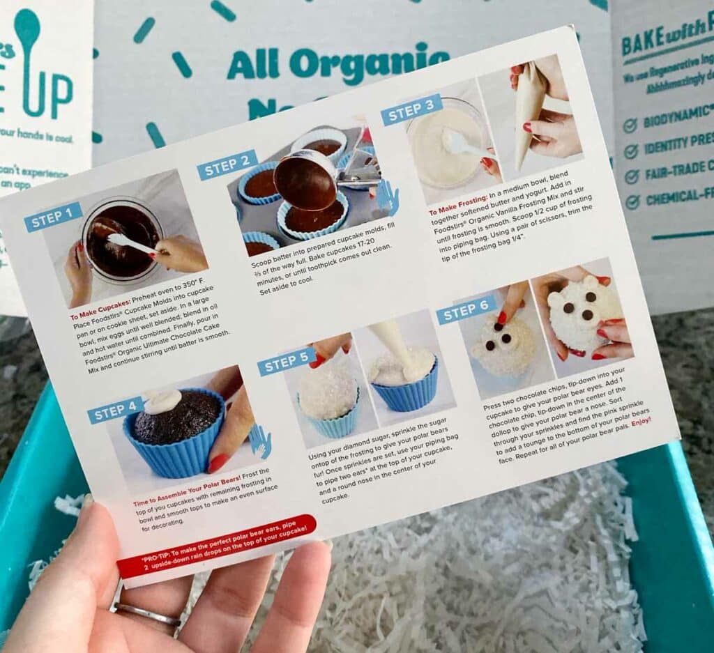 foodstirs polar bear cupcakes instructions