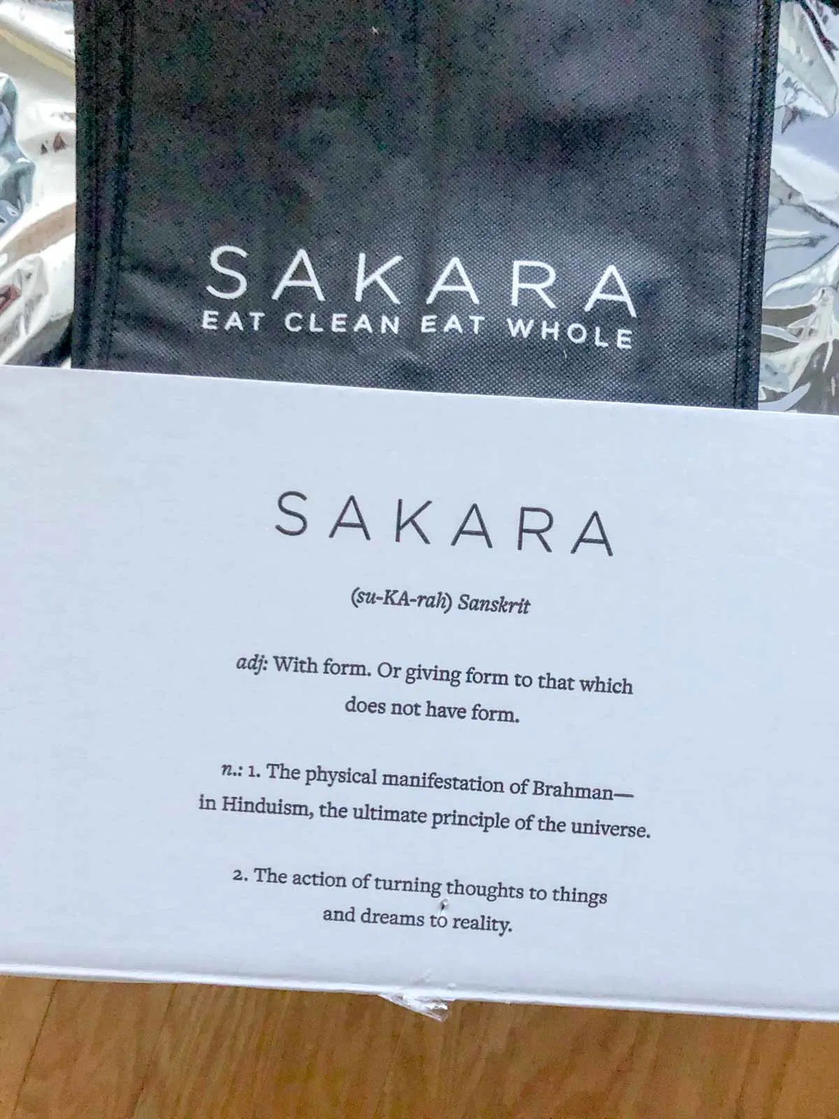 Sakara Life delivery box