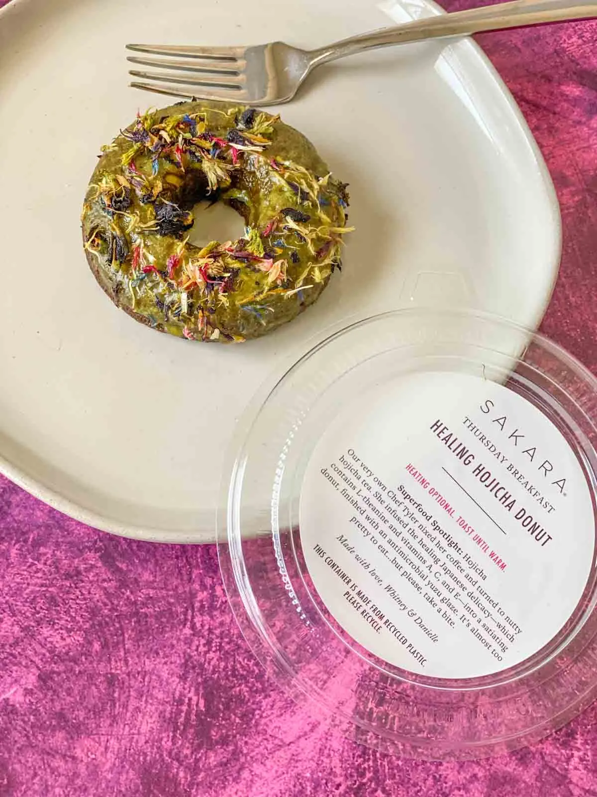 Healing Hojicha Donut from Sakara Life