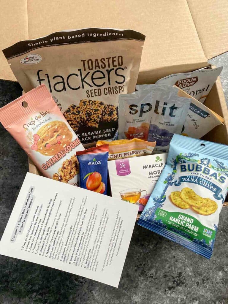 Vegancuts snack box preview