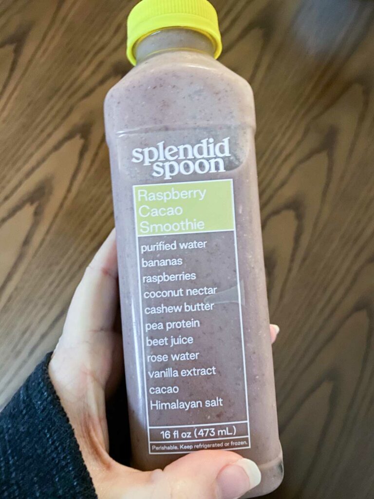 Splendid Spoon Raspberry Cacao Smoothie