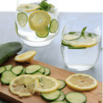 Cucumber, lemon and mint infused water is a refreshing drink that will make you feel like you're having a relaxing spa day. You'll love this beverage if you need incentive to drink more water and want a fun way to stay hydrated. 